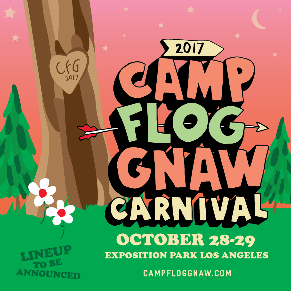 Camp Flog Gnaw Carnival 2017 at Exposition Park Los Angeles Oct. 28th