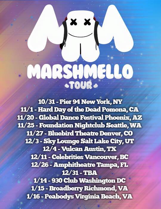 Marshmello Announces Debut Tour Coming This Winter GDE