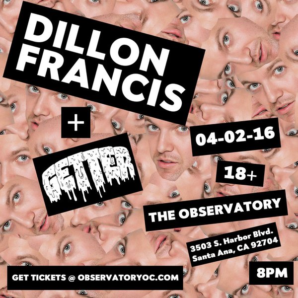 Dillon Francis at The Observatory OC Sat. April 2nd