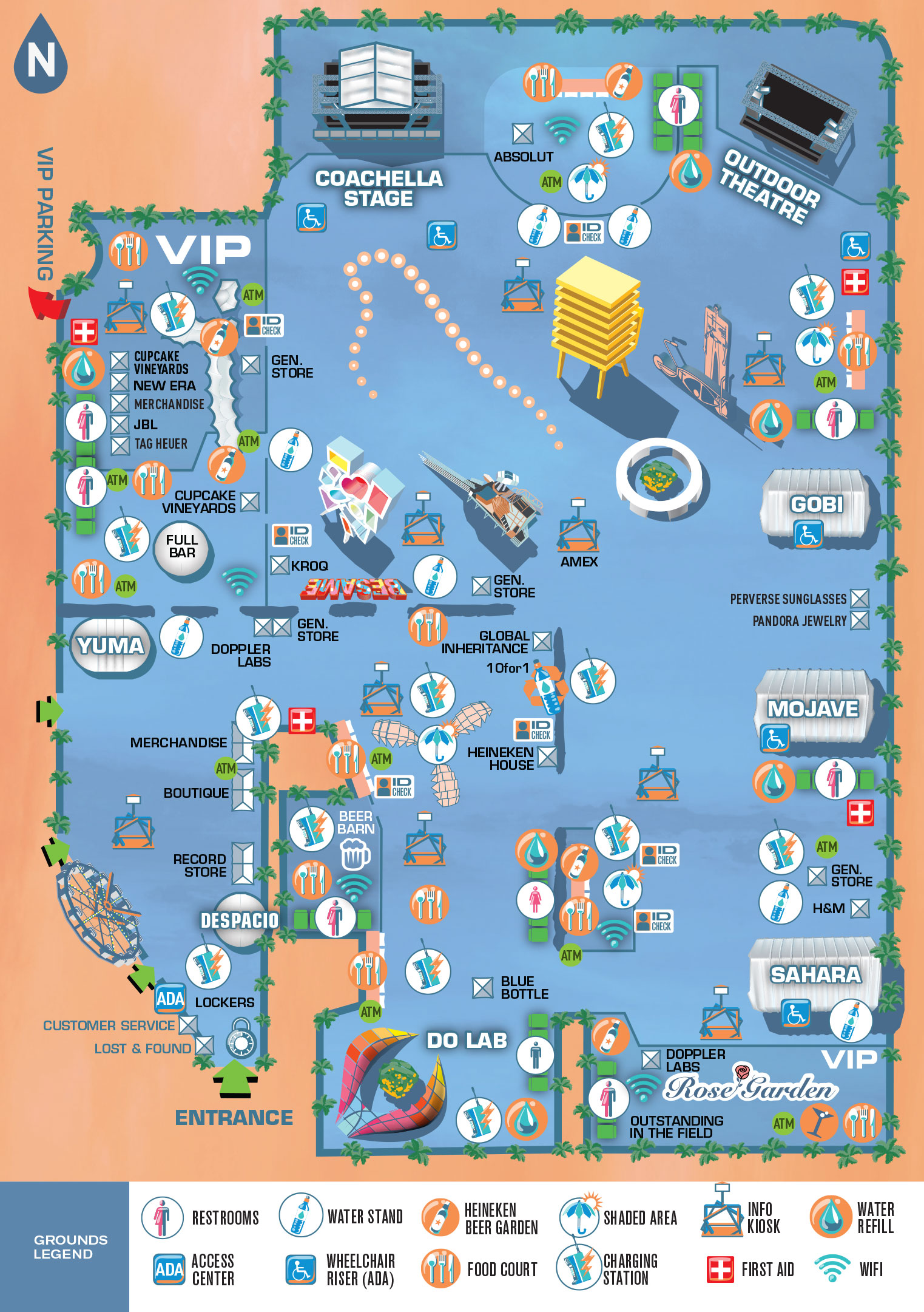 Coachella 2016 Festival Map