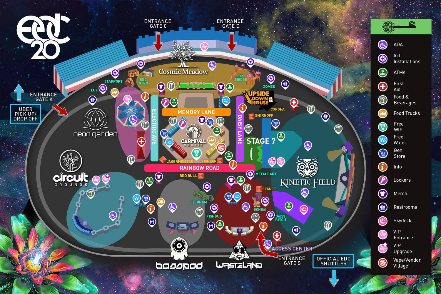 Edc Las Vegas 2016 Set Times Festival Map Announced