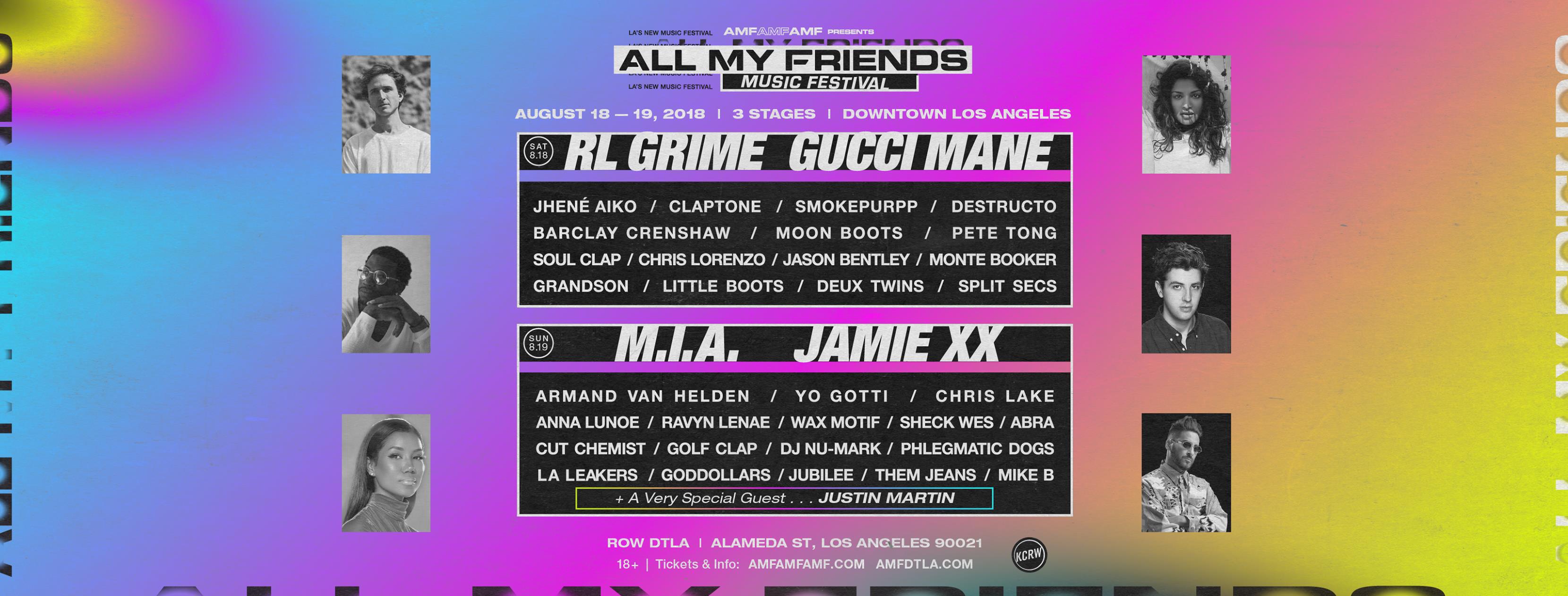 Buy 3 Tickets, Get One FREE To All My Friends Music Festival In Los