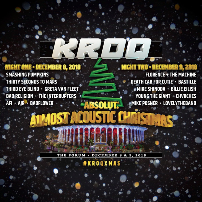 kroq almost acoustic christmas tickets