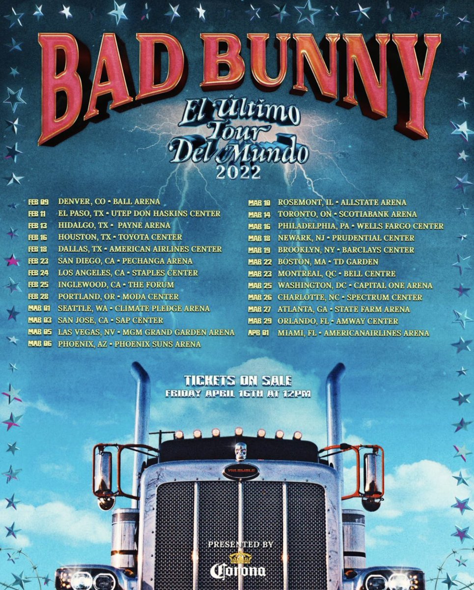 bad bunny tour 2023