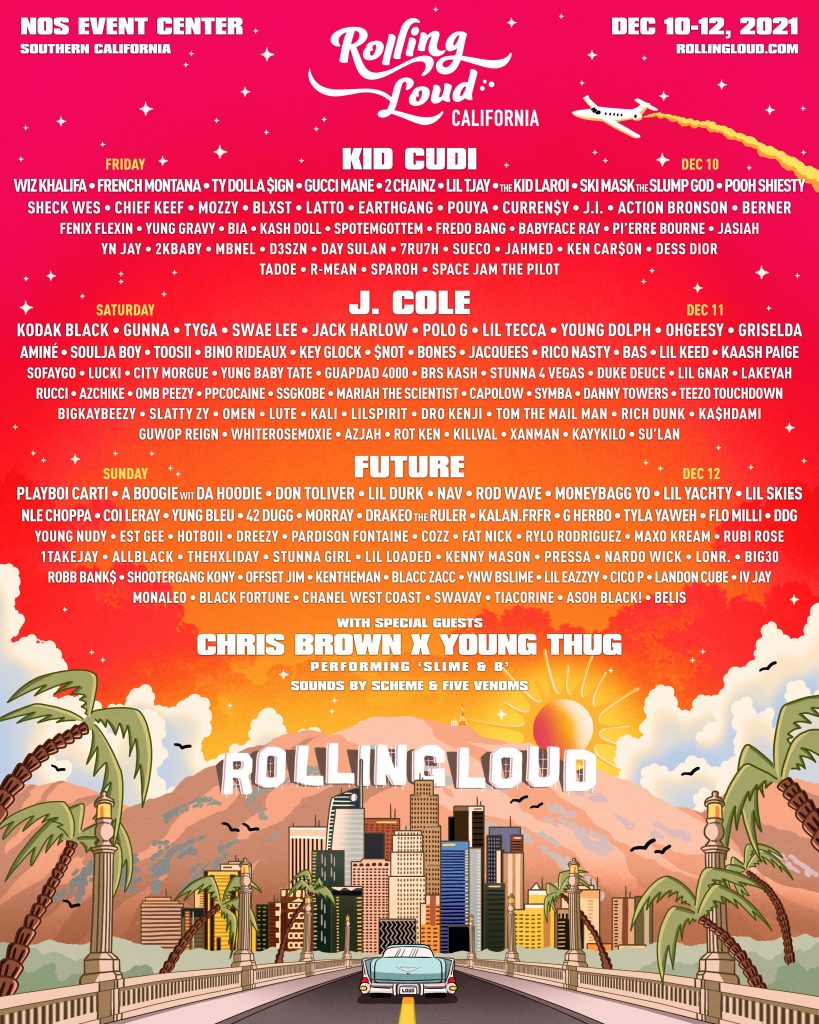 TICKETS Rolling Loud California 2021 Lineup Announced