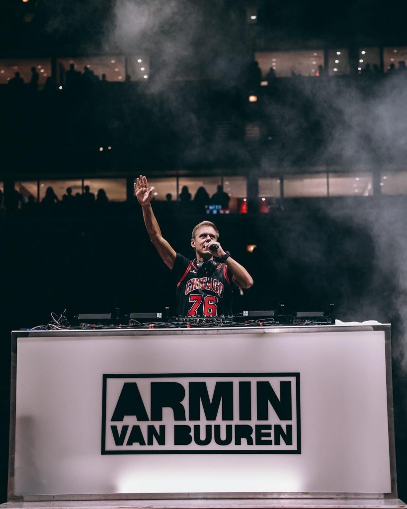 Armin van Buuren Hits Chicago Bulls' NBA Home Game with Surprise Guest