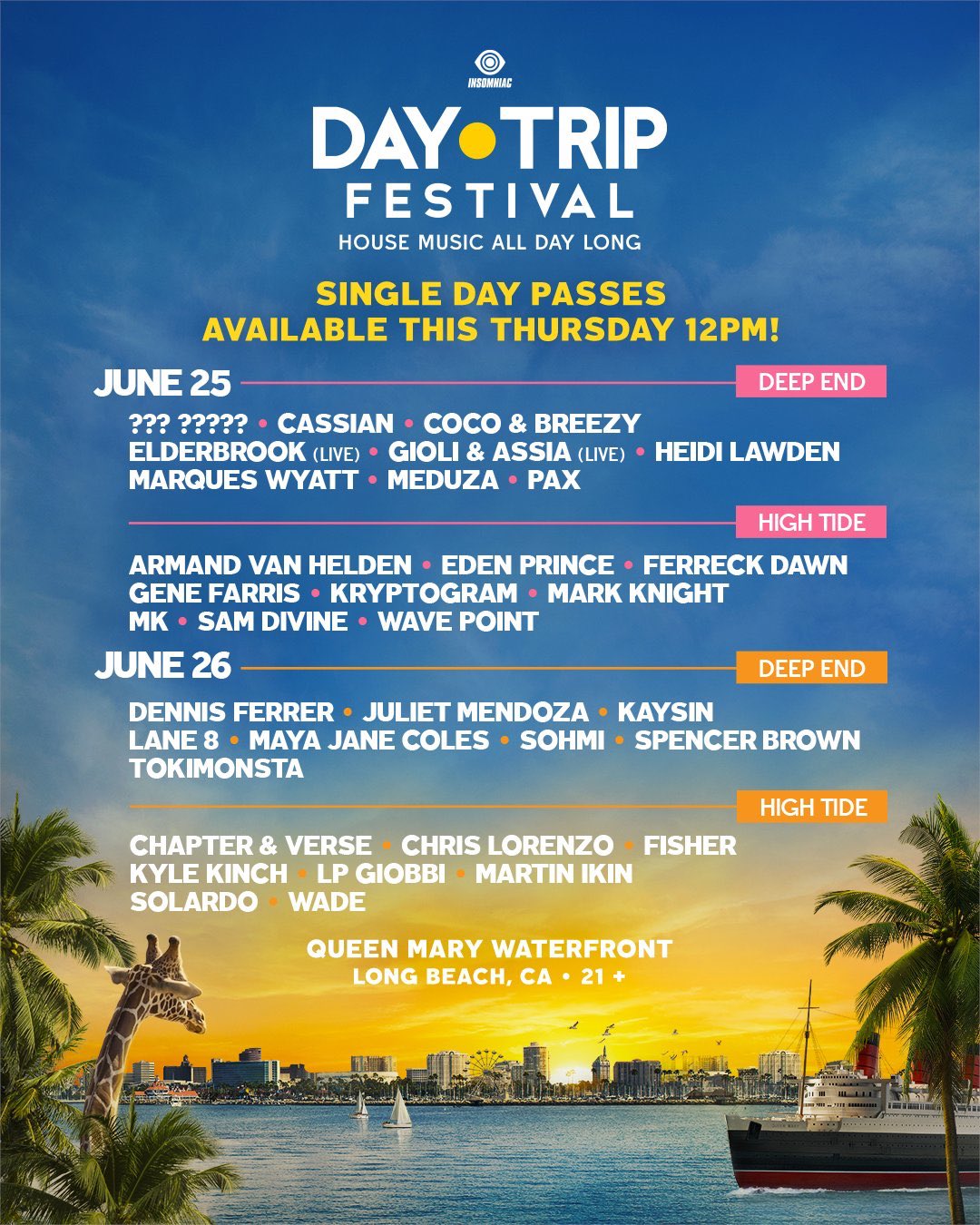 Day Trip Festival Lineup '22 Announced