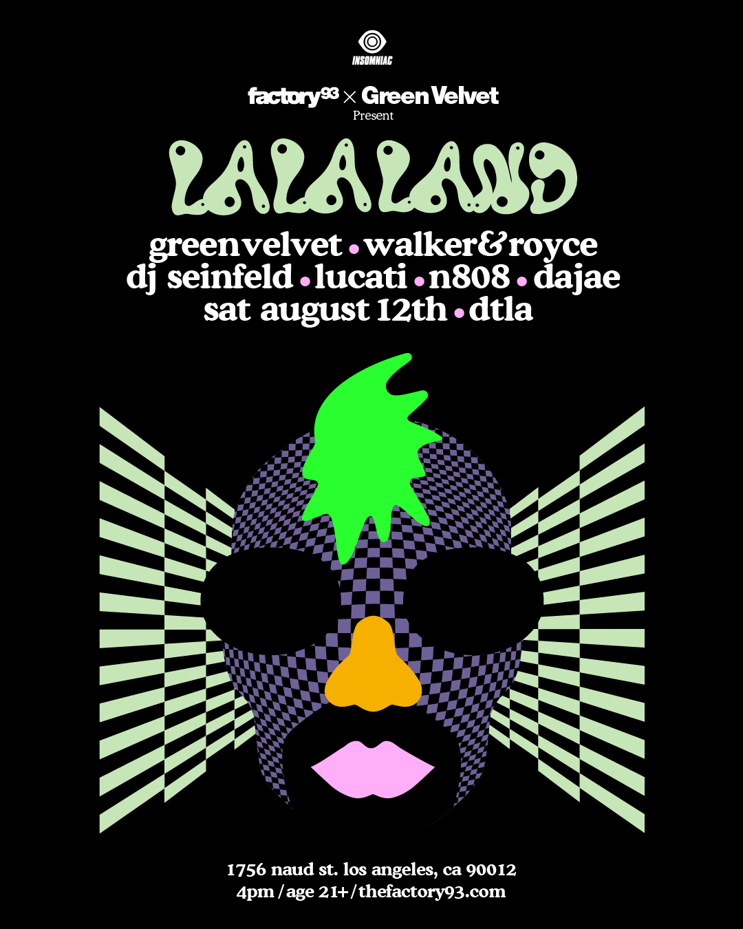 Green Velvet La La Land 2023 Naud St